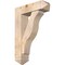 Ekena Millwork Funston Arts and Crafts Smooth Bracket w/ Offset Brace, Douglas Fir, 7 1/2"W x 26"D x 38"H BKT0806X26X38FST03SDF - alternate 1